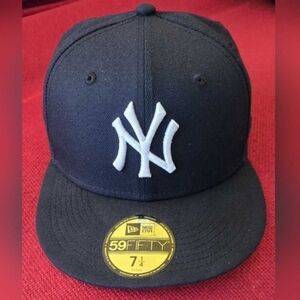 New Era Navy Blue Cap with White Logo